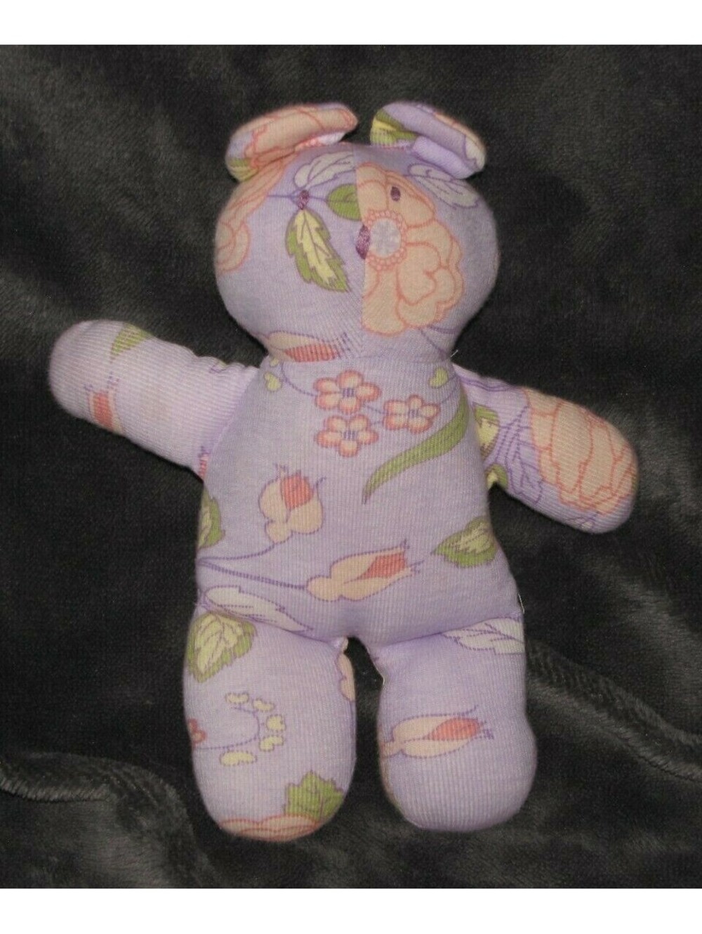 Baby Lulu Stuffed Plush Cloth Soft Teddy Bear Purple Lavender Pink Peach Green